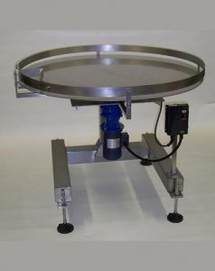 Accumulating table for bottling line — Filling Equipment Company